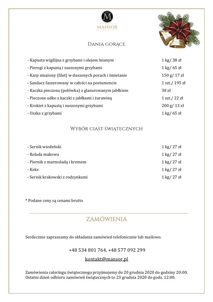 Catering świąteczny